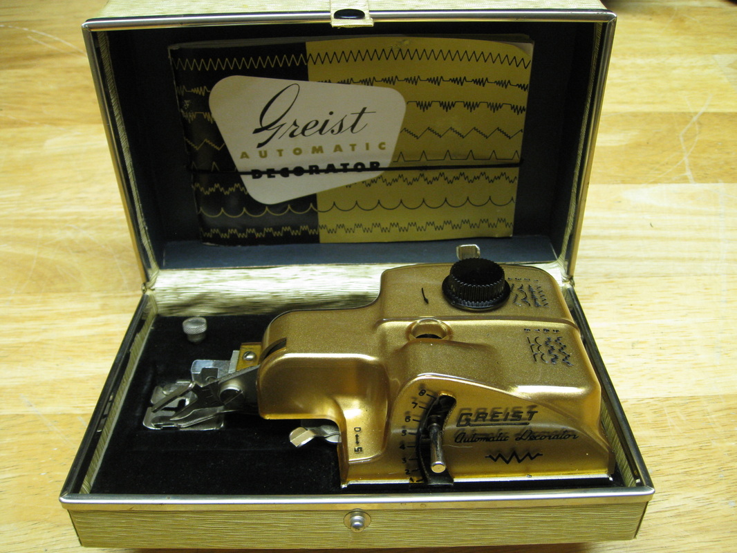 Vintage Greist Low Shank Sewing Machine Presser Foot Attachment Set